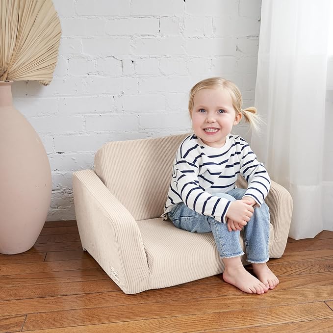 ZICOTO Sturdy Toddler Chair and Couch - The Perfect Kids Sofa for Girls and Boys - Ideal Fold Out Sofa Chairs to Give Your Kids a Safe and Fun Place to Sit - LeafyLoom