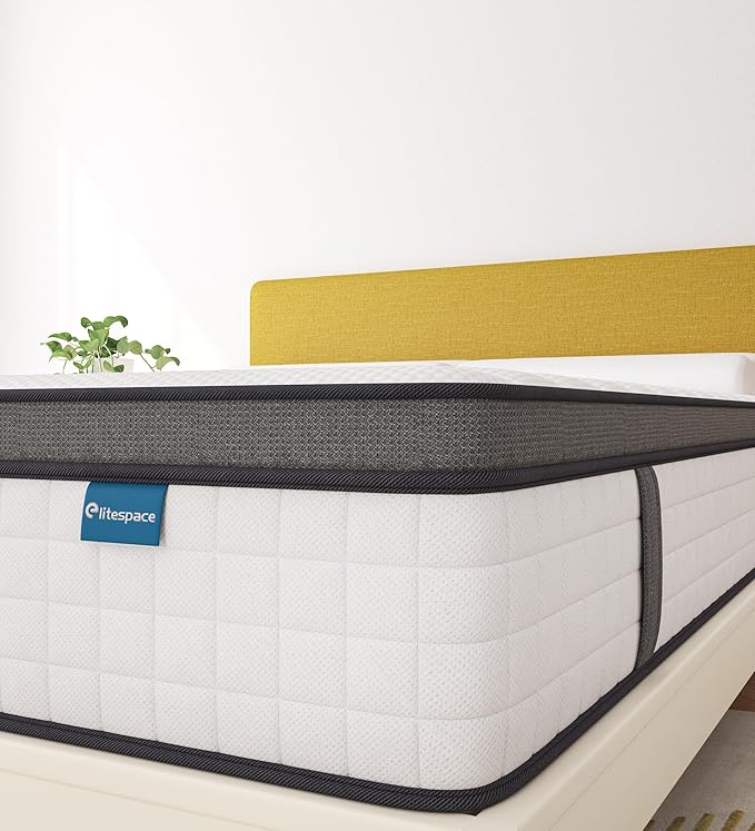 Full Size Mattress,10 Inch Full Mattress in a Box,Hybrid Memory Foam Full Size Mattresses,Medium Firm Soft and Comfort White Mattress,CertiPUR-US. - LeafyLoom