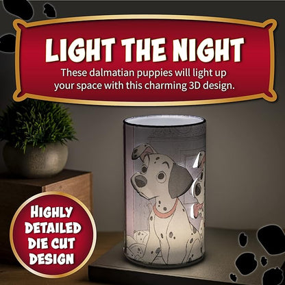 Paladone 101 Dalmatians Die Cut Desk Lamp - Battery Operated - LeafyLoom