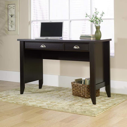 Sauder Shoal Creek Computer Desk, Jamocha Wood finish - LeafyLoom