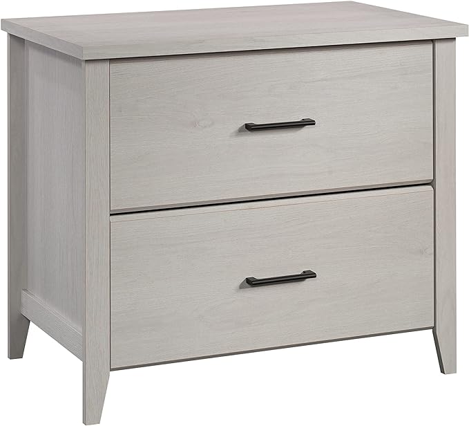 Sauder Summit Station 2-Drawer Lateral File Cabinet, L: 33.86" x W: 20.87" x H: 29.02", Glacier Oak - LeafyLoom