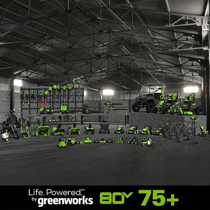 Greenworks 80V (180 MPH / 610 CFM / 75+ Compatible Tools) Cordless Brushless Backpack Blower, Tool Only - LeafyLoom