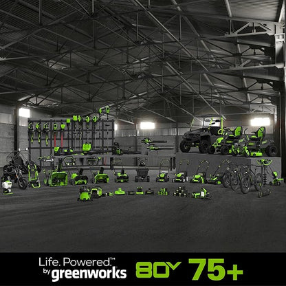 Greenworks 80V (180 MPH / 610 CFM / 75+ Compatible Tools) Cordless Brushless Backpack Blower, Tool Only - LeafyLoom