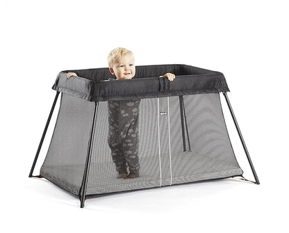 BabyBjörn Travel Crib Light - Black (040280US), One size - LeafyLoom