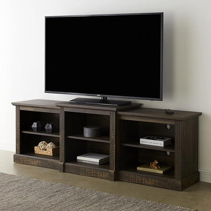 Rockpoint 70inch Classical TV Stand Storage Media Console Entertainment Center for TVs up to 80,Rustic Brown - LeafyLoom