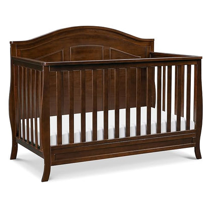 DaVinci Emmett 4-in-1 Convertible Crib in Espresso, Greenguard Gold Certified - LeafyLoom