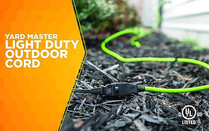 WORX WG505 TRIVAC 12 Amp 3-in-1 Electric Blower/Mulcher/Vacuum and Yard Master 9940010 120-Foot Outdoor Garden Extension Cord - LeafyLoom