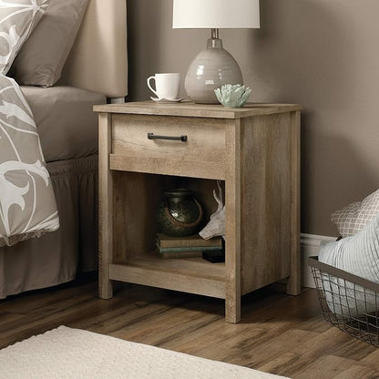 Sauder Cannery Bridge Night Stand, Lintel Oak finish - LeafyLoom