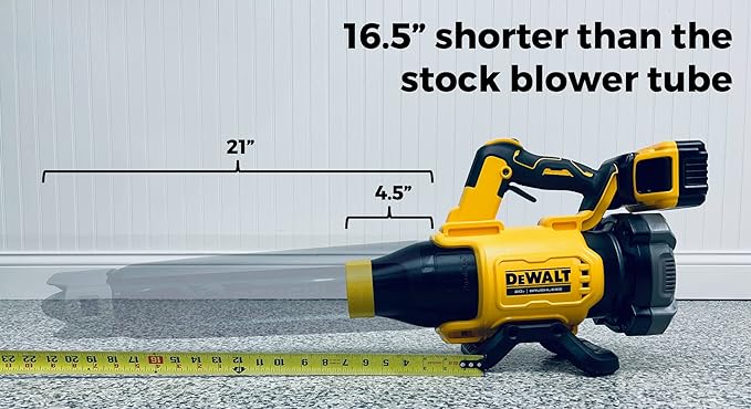 STUBBY Car Drying Nozzle for DEWALT Leaf Blowers - 20V MAX XR (DCBL722B) - LeafyLoom