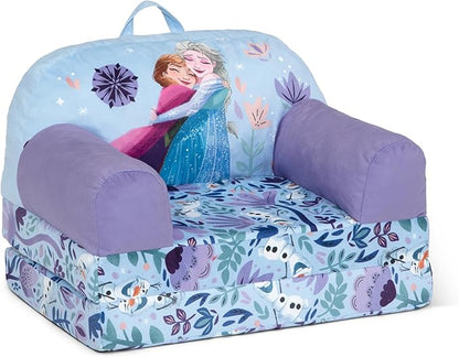 Delta Children Cozee Buddy Flip-Out Kids Chair, Disney Frozen - LeafyLoom