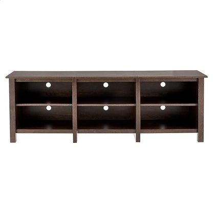 ROCKPOINT 70inch TV Stand Storage Media Console Entertainment Center,Espresso - LeafyLoom