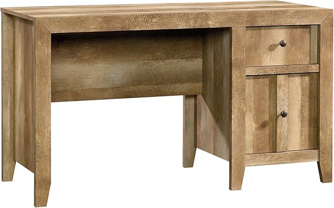 Sauder Dakota Pass Desk, Craftsman Oak finish - LeafyLoom