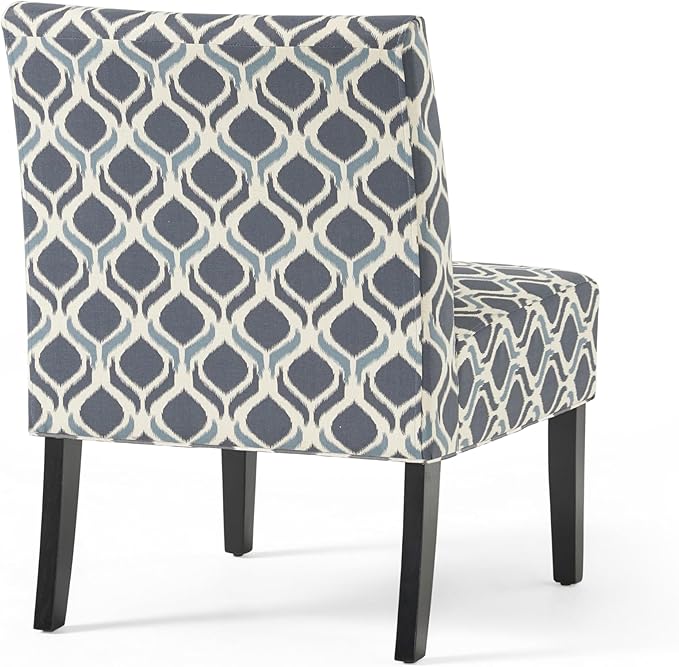 Christopher Knight Home Kassi Fabric Accent Chairs, 2-Pcs Set, Blue / Navy - LeafyLoom