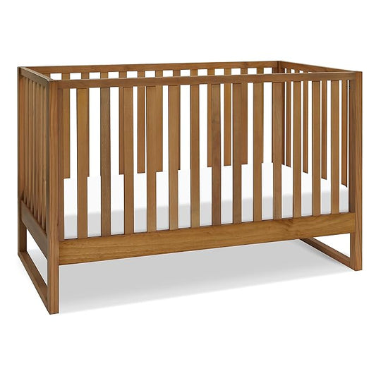 Davinci Hunter 3-in-1 Convertible Crib, Chestnut, Easy Assemble, Greenguard Gold Certified - LeafyLoom