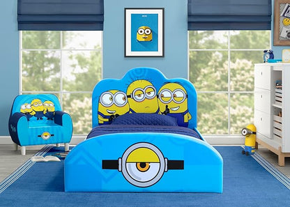 Delta Children Minions Foam Chair for Kids, Blue - LeafyLoom