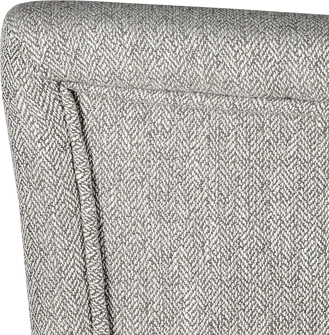 HomePop Parsons Classic Upholstered Accent Dining Chair, Single Pack, Light Grey - LeafyLoom