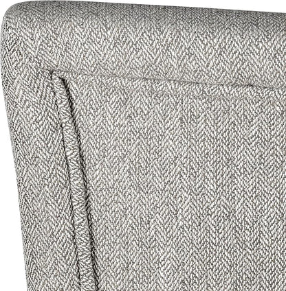 HomePop Parsons Classic Upholstered Accent Dining Chair, Single Pack, Light Grey - LeafyLoom