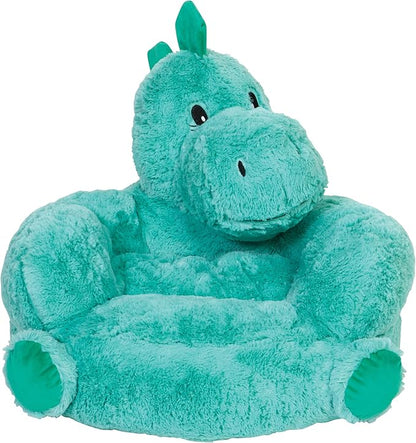 Trend Lab Dinosaur Toddler Chair Plush Character Kids Chair Comfy Furniture Pillow Chair for Boys and Girls, 21 x 19 x 19 inches - LeafyLoom