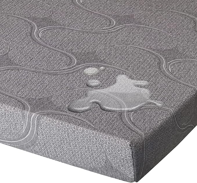 Delta Children Poppy House Twin Bed, Midnight Grey Snooze 6 inch Memory Foam Twin Mattress (Bundle) - LeafyLoom