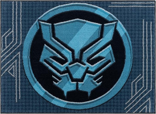 Gertmenian Kids Playroom & Game Room Carpet | Marvel Black Panther Rug | Boys Bedroom Decor | 3x5 Ft Small, 19867 - LeafyLoom