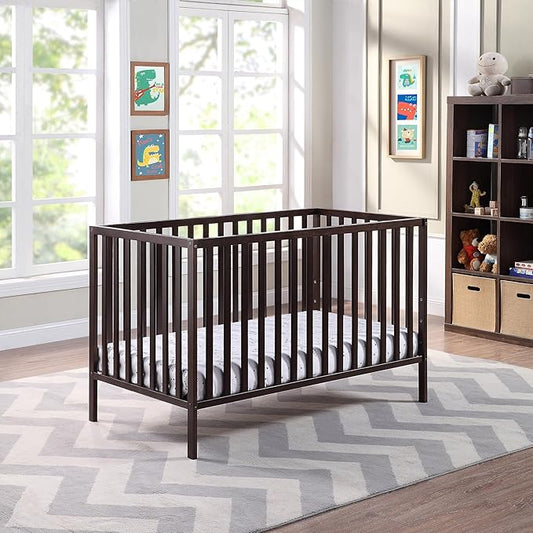 Suite Bebe Palmer 3 in 1 Convertible Crib - Quick Ship, Espresso - LeafyLoom