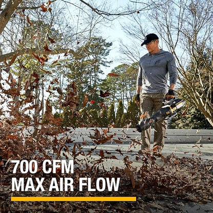 Cat DG650 60V 700 CFM 135 MPH Leaf Blower Cordless with Battery and Charger,Adjustable Speed Blowers for Lawn Care,Lightweight Cordless Leaf Blower with Variable Air Control Battery&Charger Include - LeafyLoom