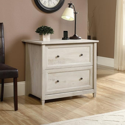 Sauder Edge Water Lateral File, Chalked Chestnut finish - LeafyLoom