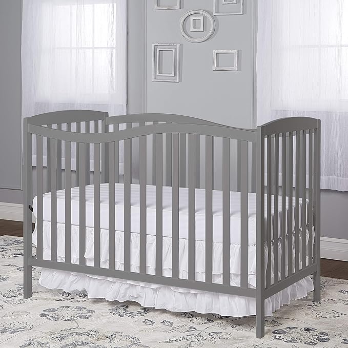 Nursery Essentials Bundle of Dream On Me Chelsea 5-in-1 Convertible Crib, Dream On Me Ashton Changing-table, with a Dream On Me Twilight 5” 88 Coil Inner Spring Crib and Toddler Mattress - LeafyLoom