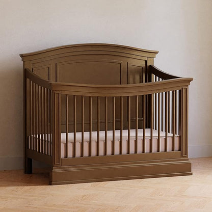 NAMESAKE Durham 4-in-1 Convertible Crib in Derby Brown, Greenguard Gold Certified - LeafyLoom