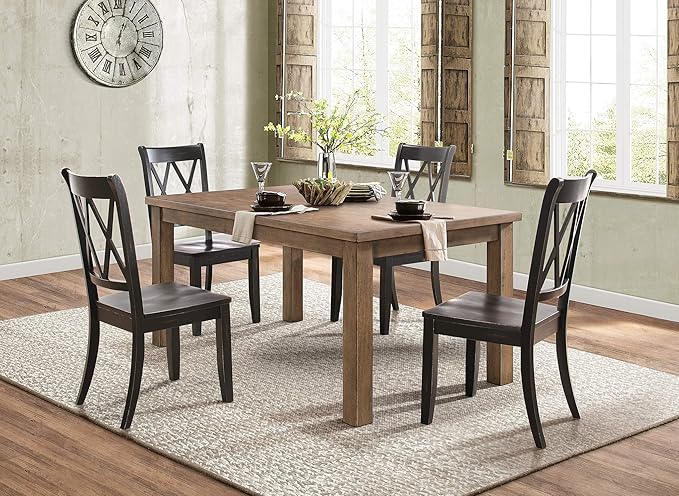 Homelegance Janina 66" x 38" Dining Table, Natural - LeafyLoom