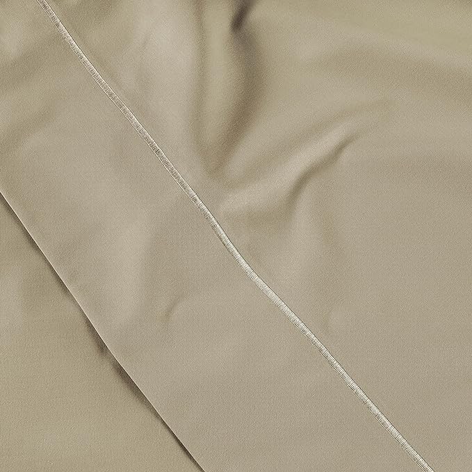 LANE LINEN 100% Egyptian Cotton Bed Sheets - 1000 Thread Count 3-Piece Twin Sheets Set, Long Staple Cotton Bedding Sheets, Sateen Weave, Luxury Hotel Sheets, Fits Upto 16' Mattress - Linen - LeafyLoom