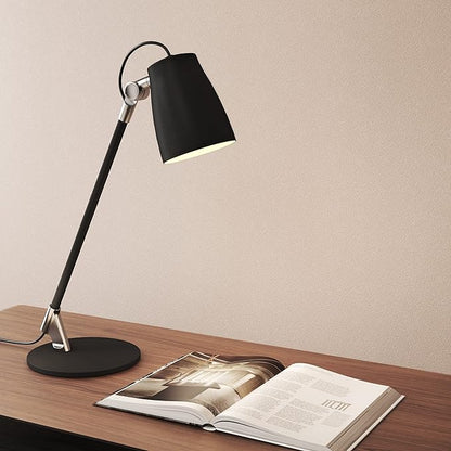 Astro Atelier Desk Indoor Table Lamp (Matt Black) - Dry Rated - E26/Medium Lamp, Designed in Britain - 1224068-3 Years Guarantee - LeafyLoom